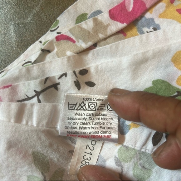 Cath Kidston Floral Flat Sheet Queen 100% Cotton 86x100 Cottage Core - Picture 5 of 5